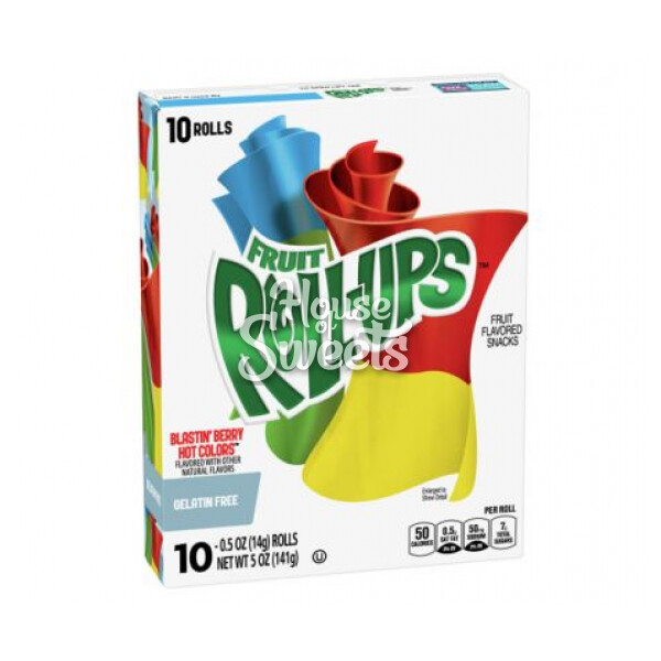 Fruit Roll-Ups Blastin’ Berry Hot Colors 141g