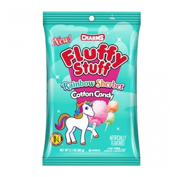 Fluffy Stuff Rainbow Sherbet Cotton Candy 60g