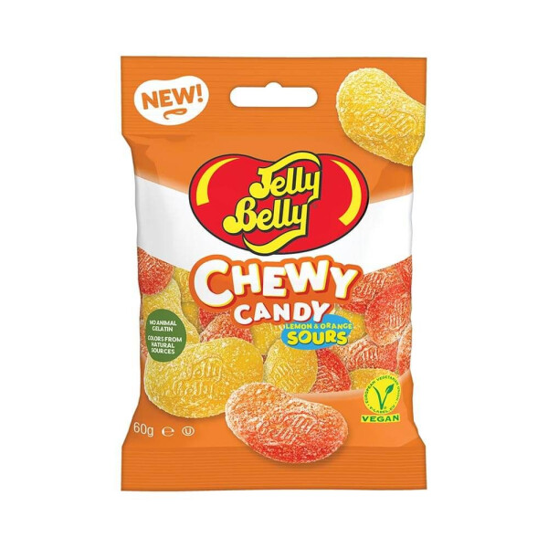 Jelly Belly Lemon & Orange Sours Chewy Candy 60g