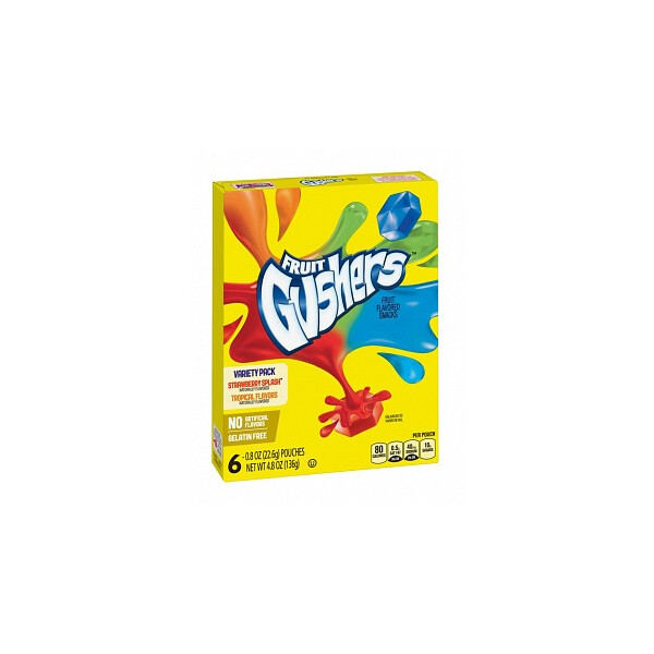 Fruit Gushers Strawberry & Tropical Variety Pack 136g
