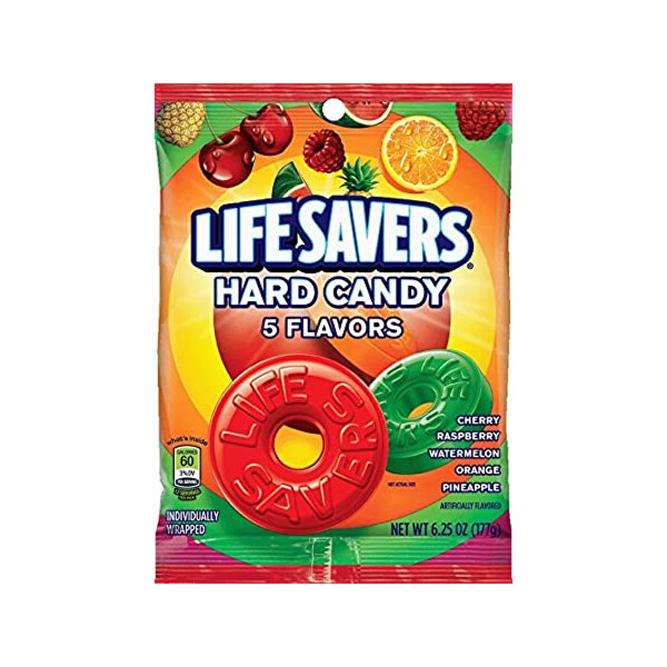 Life Savers Hard Candy 5 Flavours 177g
