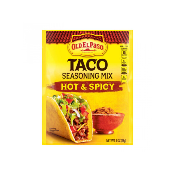 Old El Paso Hot & Spicy Taco Seasoning 28g