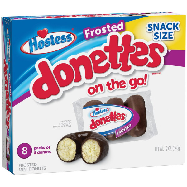 Hostess Chocolate Frosted Donettes on the go! 340g
