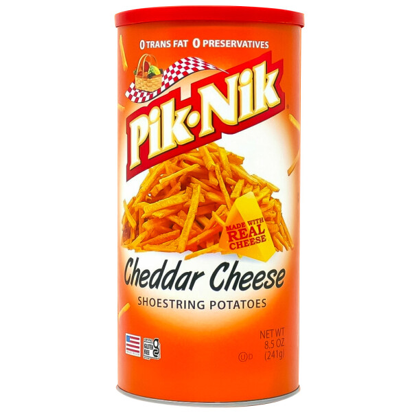 Pik Nik Cheddar Cheese Shoestring Potatoes 241g