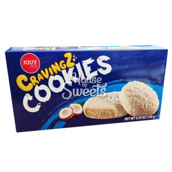 Cravingz Cookie White Coconut 130 g