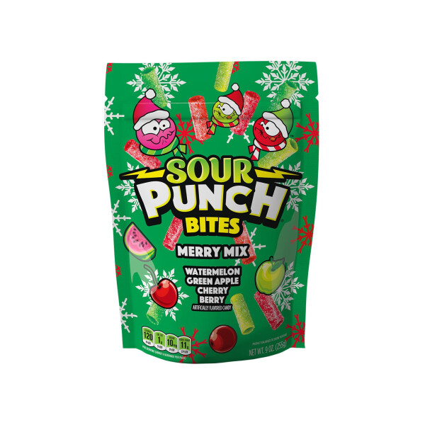Sour Punch Bites Merry Mix 255g