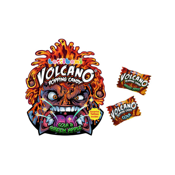 Volcano Popping Candy Cola&Green Apple 10g