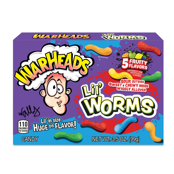 Warheads Lil’ Worms Theatre 99g