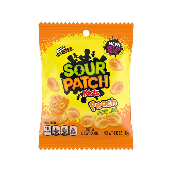 Sour Patch Peach 140g MHD: 20.02.2023