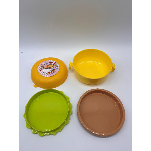 Hello Kitty- Hamburger Brotdose - mit Süßigkeiten & Spielzeug