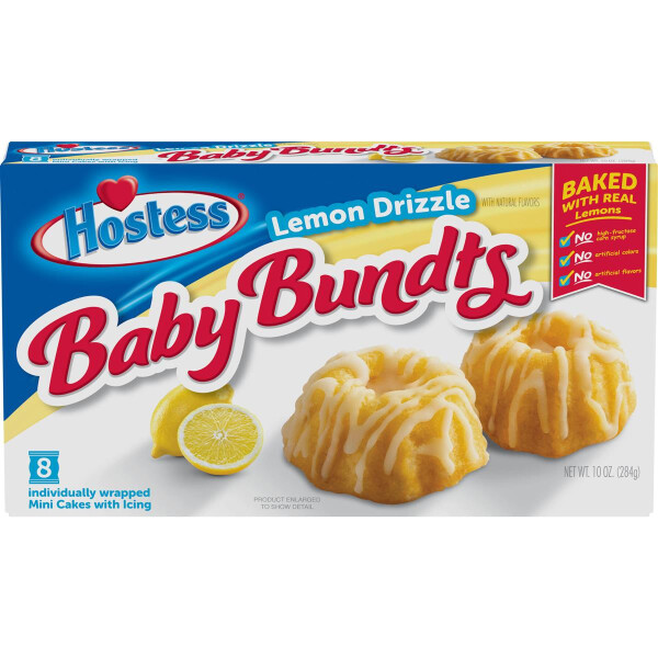 Hostess Baby Bundt Cake Lemon Drizzle 283g