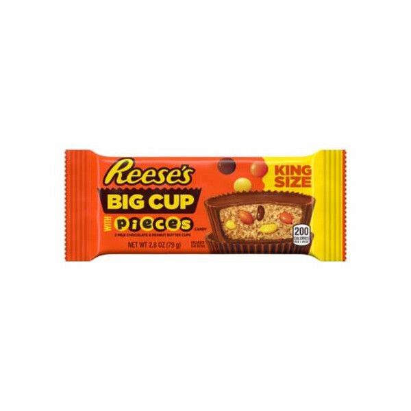 Reeses Peanut Butter Cups with Pieces King size 79g