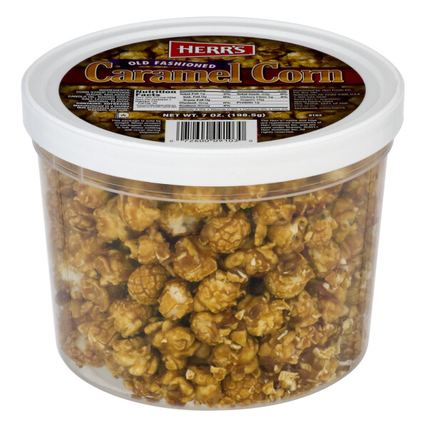 Herr´s Caramel Popcorn Tub 198,5g  MHD: 05.11.2022
