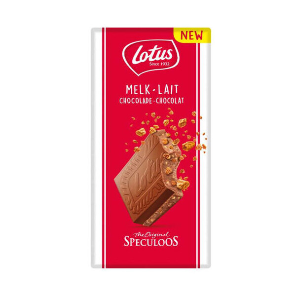 Lotus Bischoff Crunchy Milk Chocolate 180g