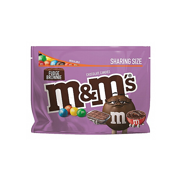 M&Ms Fudge Brownie Sharing Size 256,6g