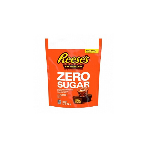 Reeses Zero Sugar Peanut Butter Miniature Cups 145g MHD 31.12.23