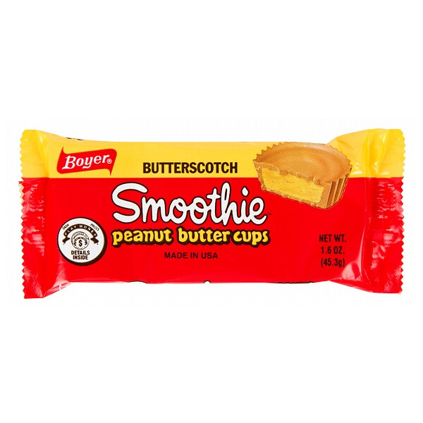 Butterscotch Smoothie Peanut Butter Cups 45g  MHD: 05.11.2022