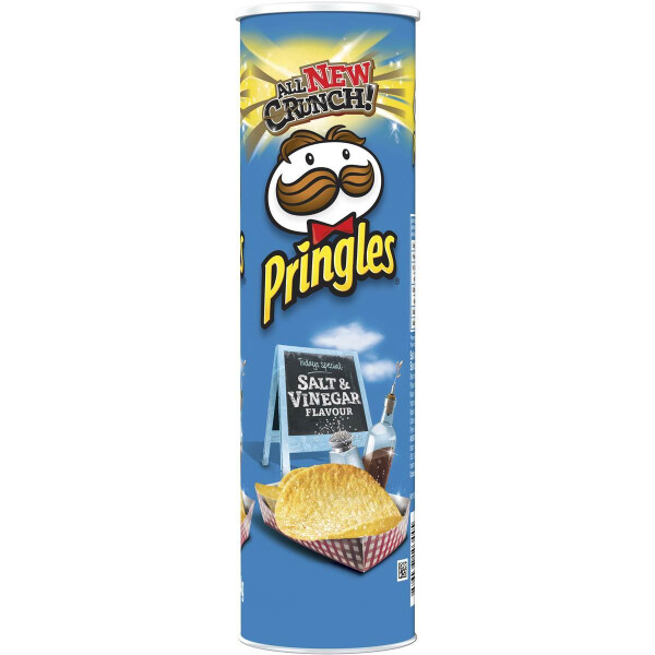 Pringles Salt & Vinegar 158g  MHD: 08.04.2023