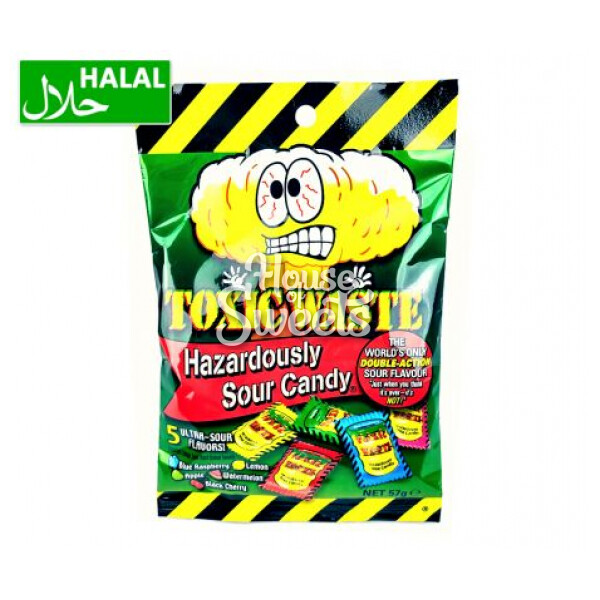 Toxic Waste Hazardously hard Candy 57g