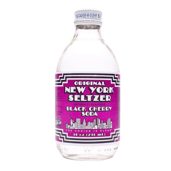 Original New York Seltzer Black Cherry Soda 296ml  MHD: 21.04.2023