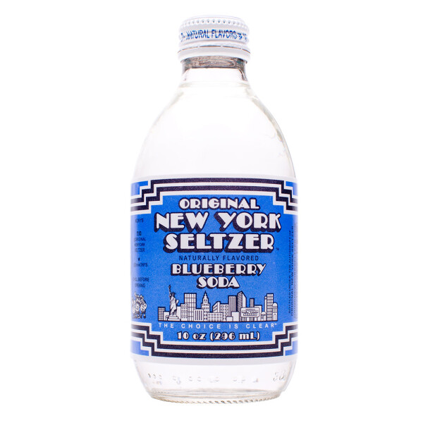 Original New York Seltzer Blueberry Soda 296ml  MHD: 16.04.2023