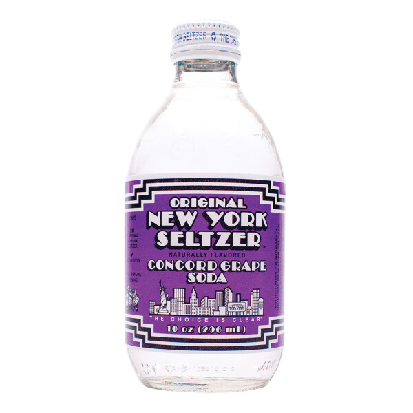 Original New York Seltzer Concorde Grape Soda 296ml