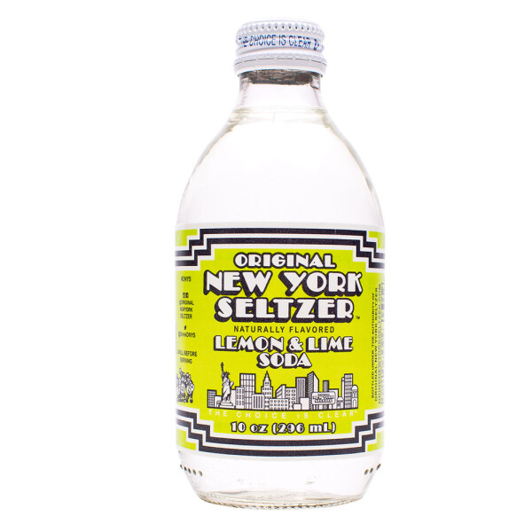Original New York Seltzer Lemon & Lime Soda 296ml