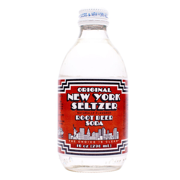 Original New York Seltzer Root Beer Soda 296ml (MHD:22.04.23)