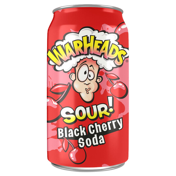 Warheads Sour Black Cherry Soda 330ml