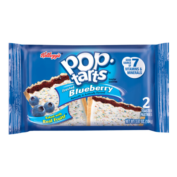 Kellogg’s Pop Tarts Frosted Blueberry 2er 96g