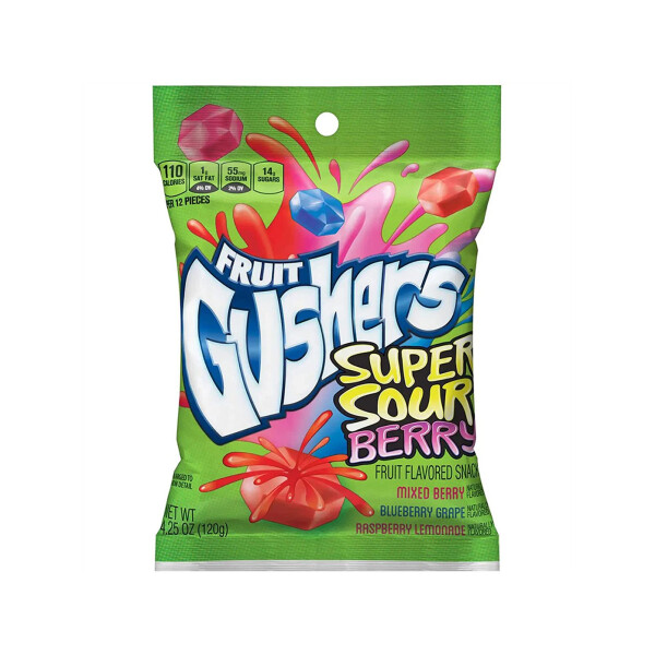 Fruit Gushers Super Sour Berry 120g