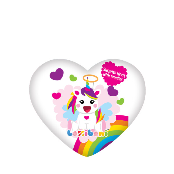 Unicorn heart with Candy 4g