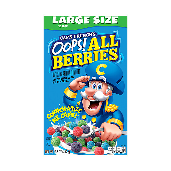 Capn Crunch - Oops! All Berries 293g  MHD: 01.01.2023