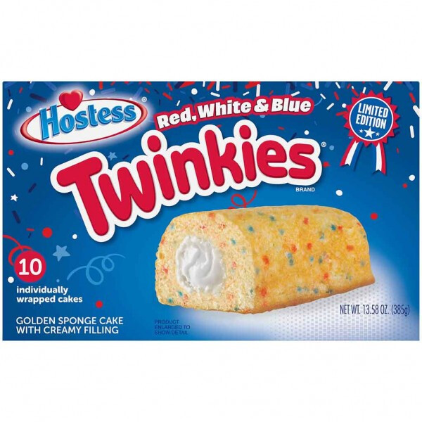 Hostess Twinkies Red, White & Blue 385g