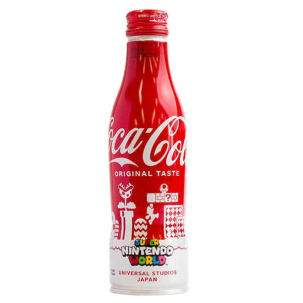 Coca Cola Nintendo World Slim Bottle 250ml