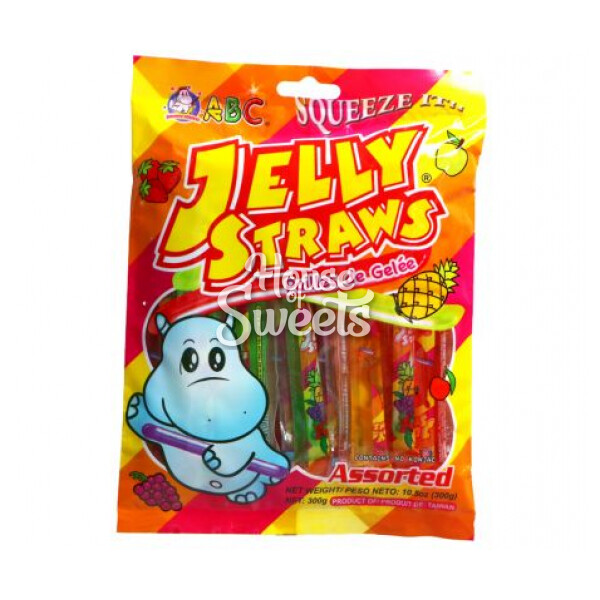Hippo Jelly Straws 300g