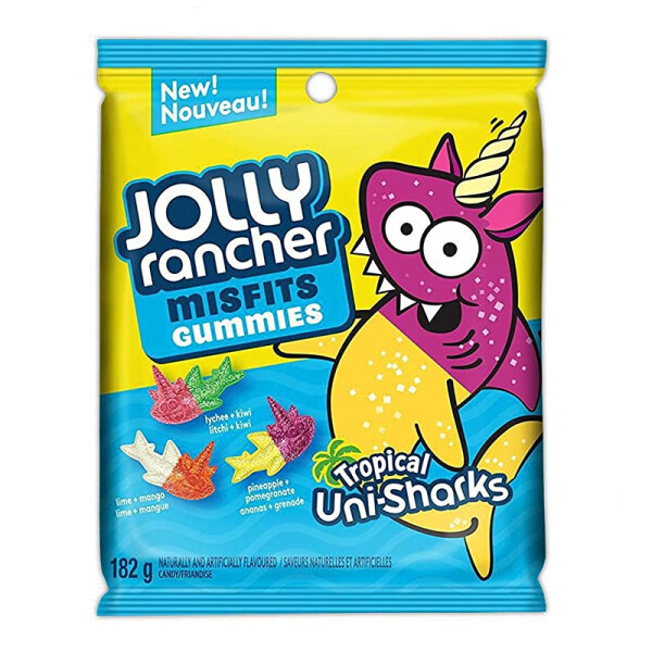 Jolly Rancher Misfits Uni-Sharks 182g (MHD:31.03.23)