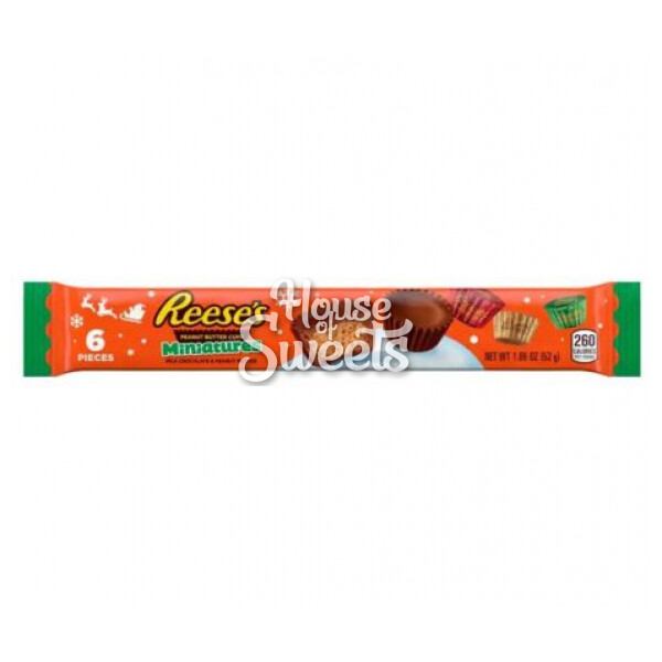 Reeses Christmas Miniatures 6-pack 52g