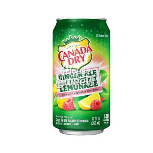 Canada Dry Ginger Ale & Raspberry Lemonade 355ml