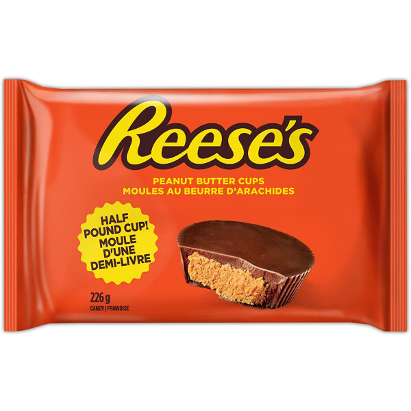 Reeses Peanut Butter Cup Half Pound 226g