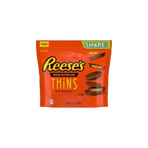 Reeses Peanut Butter Cups Thins 208g