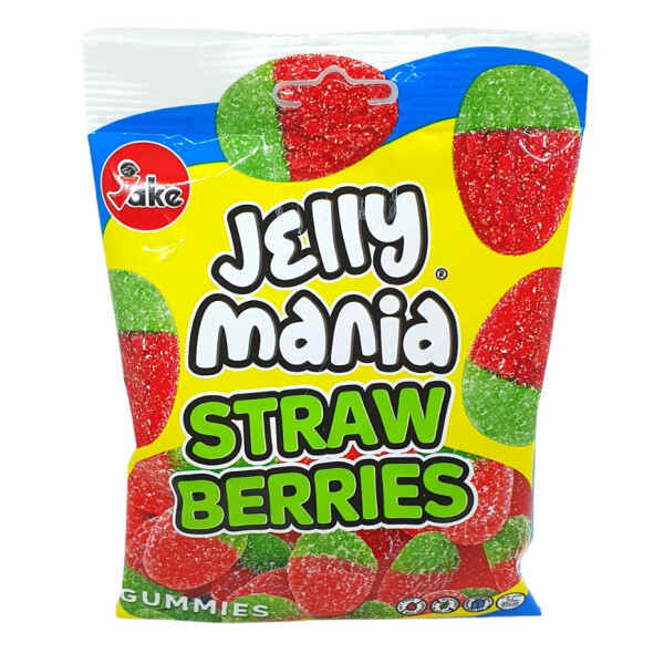 Jake Jelly Mania Sour Strawberries 100g