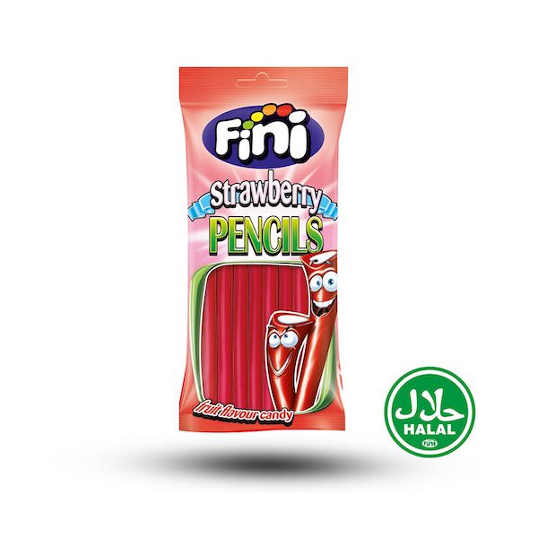 Fini Strawberry Pencils Halal 75g