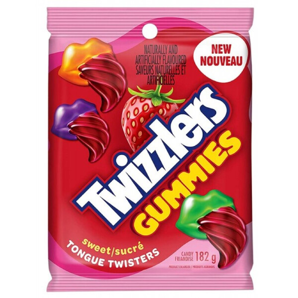 Twizzlers Gummies Sweet Tongue Twisters 182g MHD 30.09.23