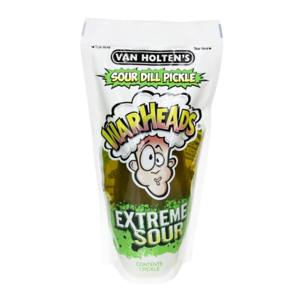 Van Holten Warheads Extreme Sour Pickle Jumbo