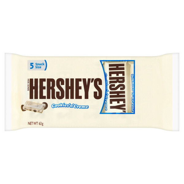 Hershey´s Cookies Cream 5 Snacksize 63g