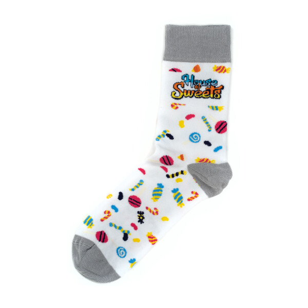 Sweets Socks Wei&szlig;grau