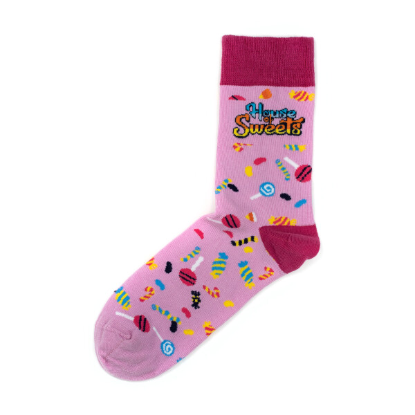 Sweets Socks Pink Rot