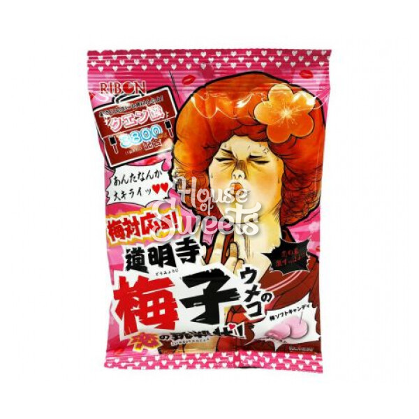 Ribon Plum Sour Candy 70g Japan