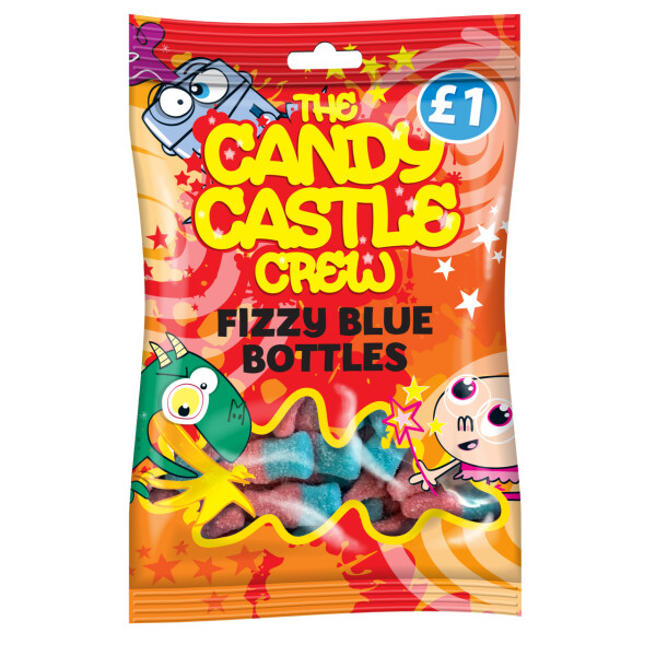 Candy Castle Crew Fizzy Blue Bottles 120g